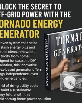 Generate Off-Grid Power with the Tornado Energy Generator!