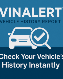 Unlock Your Vehicle’s Past with VinAlert – Comprehensive History Reports at Your Fingertips!