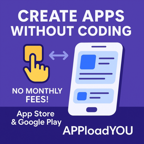Build Mobile Apps Without Coding – No Subscription Needed!