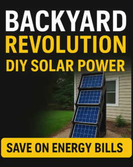 HOT NEW OFFER Backyard Revolution: The DIY solar solution!