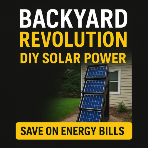HOT NEW OFFER Backyard Revolution: The DIY solar solution!