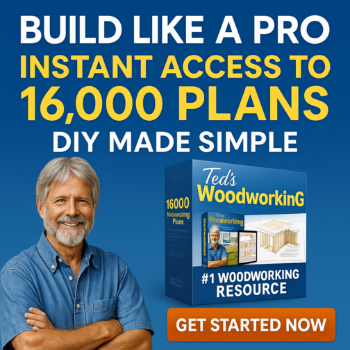 Master Woodworking with 16,000 Easy-to-Follow Plans from TedsWoodworking!