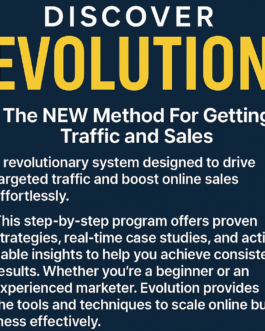 Boost Your Online Sales with Evolution’s Proven Traffic Strategies!
