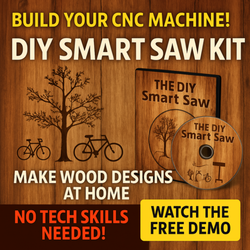 Build Your Own CNC Wood Carving Machine with DIY Smart Saw!