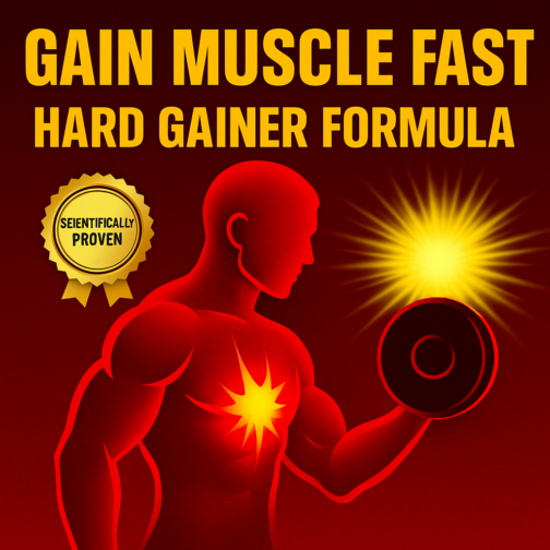 Build Muscle Fast: Natural Formula for Hard Gainers & Gym Warriors!