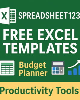 Your All-in-One Source for Excel Spreadsheets – Spreadsheet123!