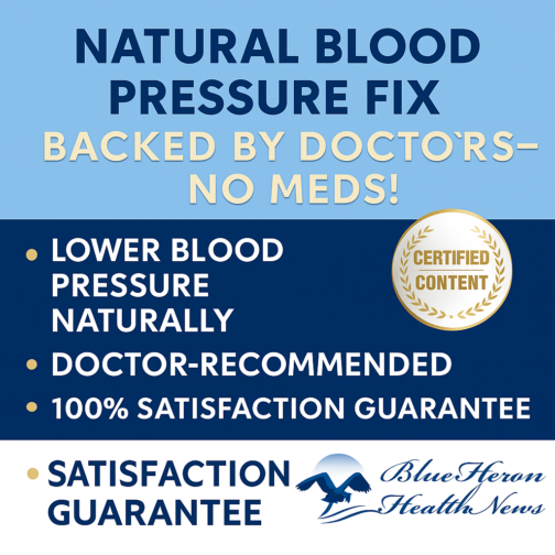 Natural Blood Pressure Fix Backed by Doctors – No Meds Needed!