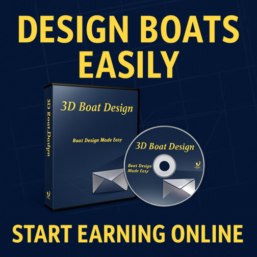 Earn Fast Online by Promoting 3D CAD Boat Design Software!