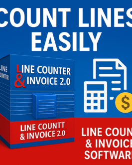 Accurate Line Counting & Invoicing Software Built for Professionals!