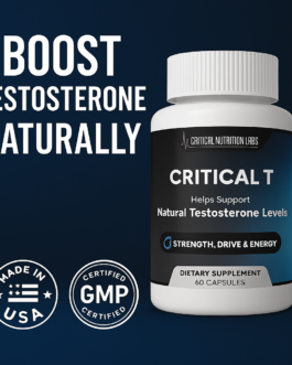 Unlock Natural Testosterone Boost with Critical T—More Strength & Vitality!