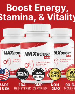 Natural Testosterone & Energy Boost – Max Boost Juice (FDA GMP Certified)!