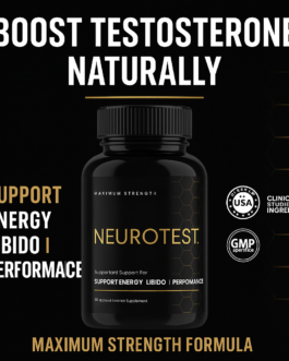 Boost Testosterone & Energy Naturally with NeuroTest Formula!