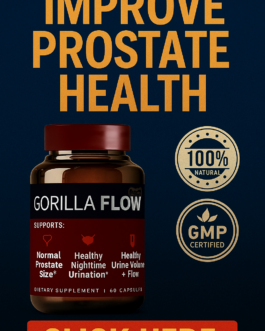 Gorilla Flow: Natural Prostate Support for Better Urinary Flow & Health!