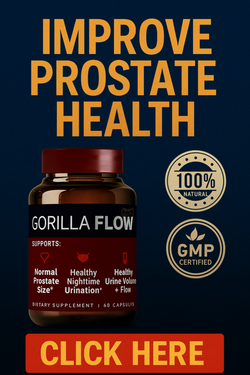Gorilla Flow: Natural Prostate Support for Better Urinary Flow & Health!