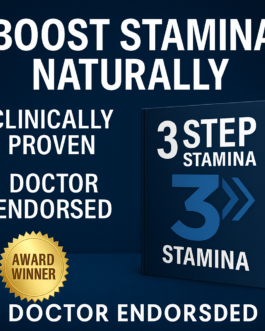 Boost Male Stamina Naturally with the Proven 3 Step Stamina System!