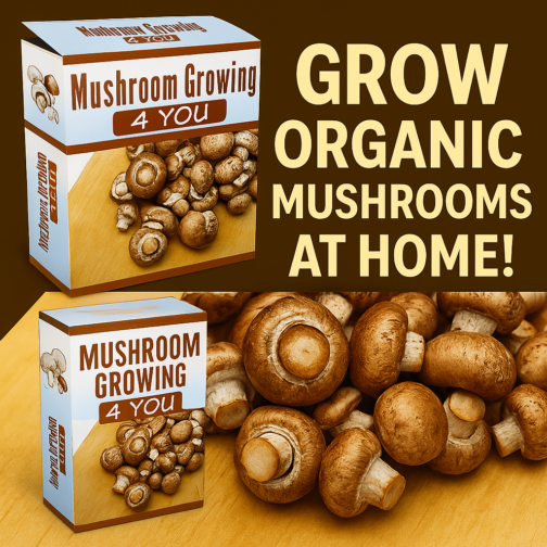 Grow Organic Mushrooms at Home with Mushroom Growing 4 You!