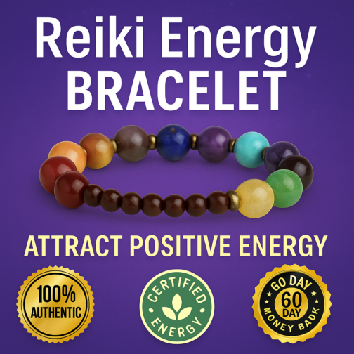 Attract Positivity & Balance Your Chakras with the Reiki Energy Bracelet!