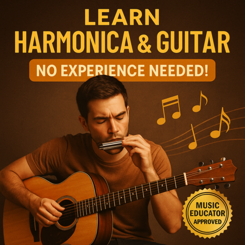 Learn Harmonica & Guitar Online – Harp N Guitar Lessons for All!