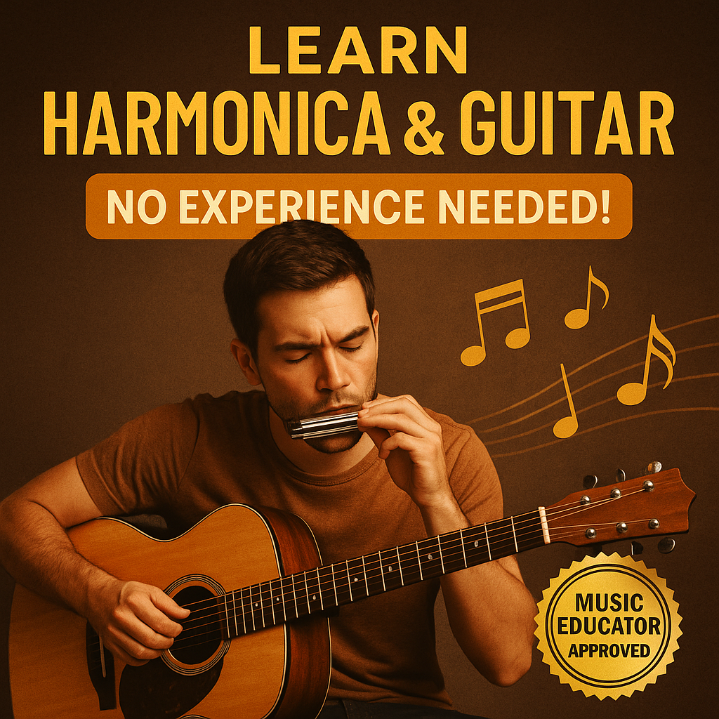 Learn Harmonica & Guitar Online – Harp N Guitar Lessons for All!