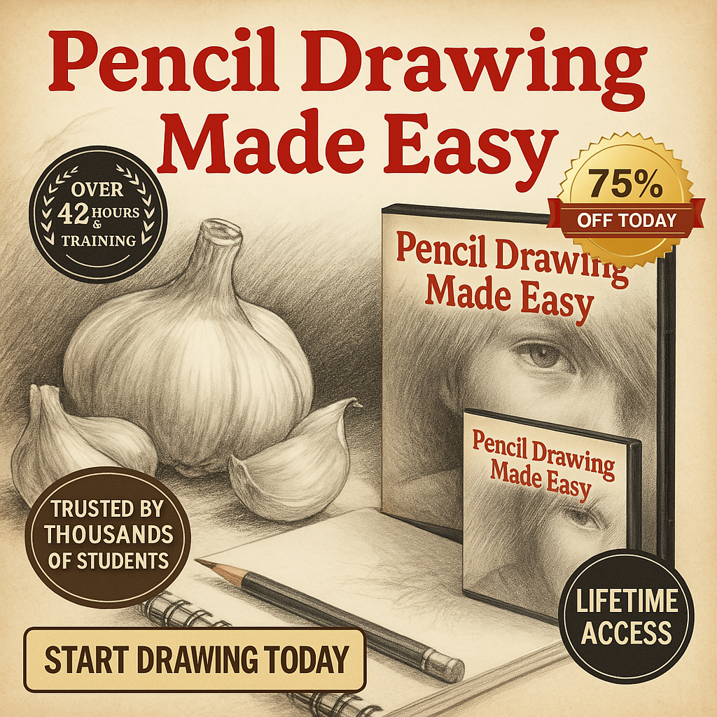 Master Realistic Pencil Drawing Fast with Pencil Drawing Made Easy!
