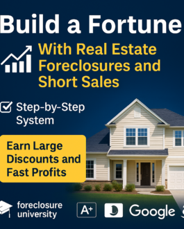 Secure Deep Discounts & Fast Returns with Our Foreclosure Investing Blueprint!
