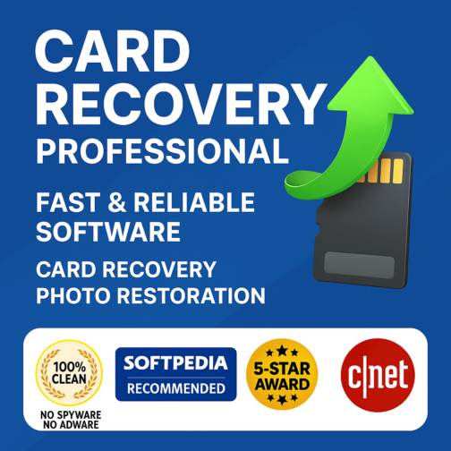 Card Recovery Professional: Restore Deleted Photos with SmartScan Precision!
