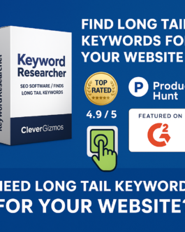 Keyword Researcher by CleverGizmos: Target Long-Tail Keywords with Ease & Publish Instantly!
