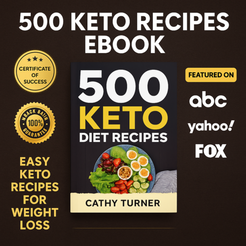 Discover 500 Irresistible Keto Recipes—Effortless Low-Carb Meal Magic!