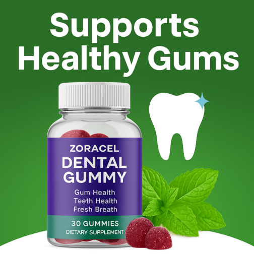 Zoracel Dental Gummy – Natural Formula for Stronger Gums & a Healthier Smile!