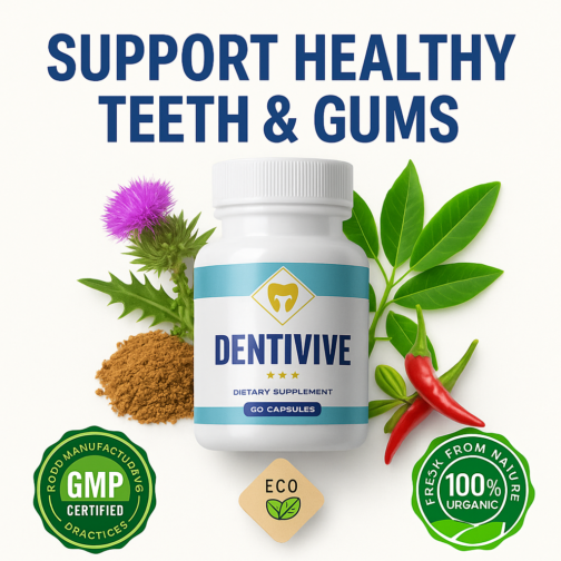 Restore Stronger Gums and Teeth Naturally with DentiVive Capsules!