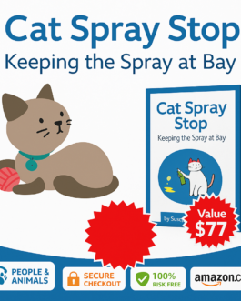 Vet-Endorsed Cat Spray Stop: Gentle 7-Day TTS-Method Training!