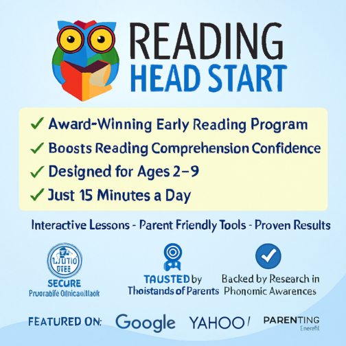 Boost Your Child’s Reading Confidence with Reading Head Start Today!