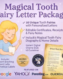 Enchant Your Child with Personalized Tooth Fairy Letters Tonight!