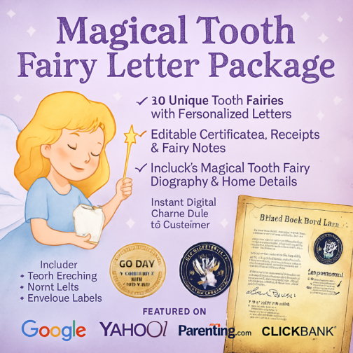 Enchant Your Child with Personalized Tooth Fairy Letters Tonight!