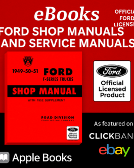 Instantly Download Ford-Licensed Vintage Shop Manuals in High-Res PDF—No DRM, No Delays!
