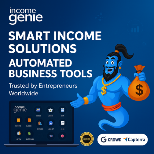 Start Automated Online Income with Income Genie’s Proven Business System!