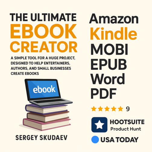 Ultimate Ebook Creator: Publish Kindle, EPUB, PDF & Word Ebooks!