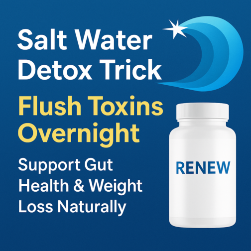 Flush Fat & Toxins Overnight with RENEW’s Salt Water Detox!