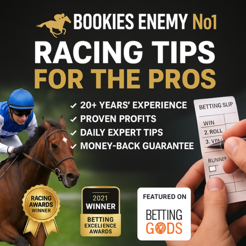Elite Racing Tips & 20-Year Expertise – Join Bookies Enemy No1 Now!