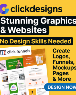 ClickDesigns – Turn Ideas Into Graphics Instantly with Ease!