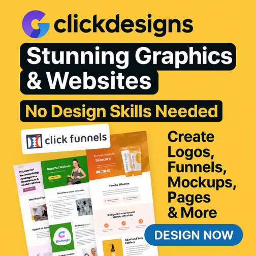 ClickDesigns - Turn Ideas Into Graphics Instantly with Ease!