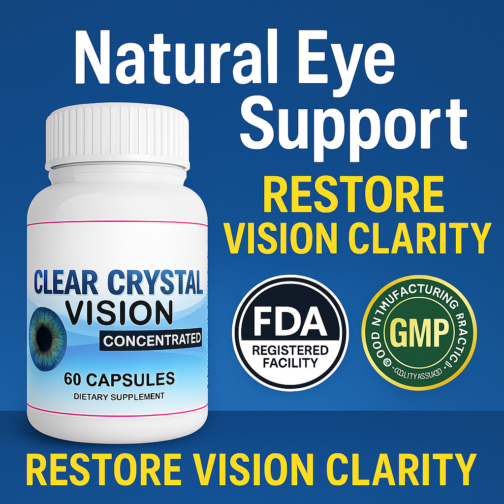 See Clearly Again with Clear Crystal Vision – Natural Eye Care That Works!