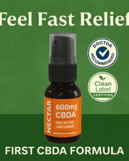 Experience Natural Wellness with Nectar’s First CBDA Product for Daily Vitality!