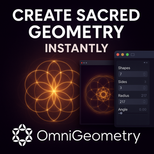 OmniGeometry: Craft Mesmerizing Sacred Designs with Precision!