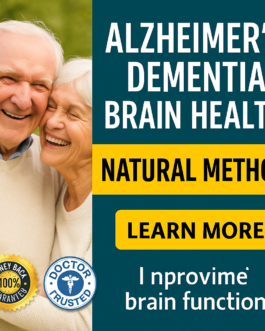 Naturally Reverse Mental Decline with Alzheimer’s Dementia Brain Health Method!