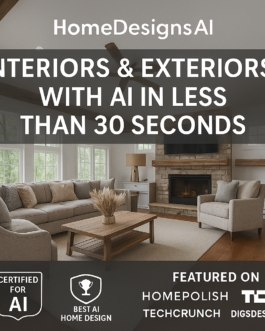 HomeDesignsAI: Instant AI Redesigns for Your Interiors & Exteriors!