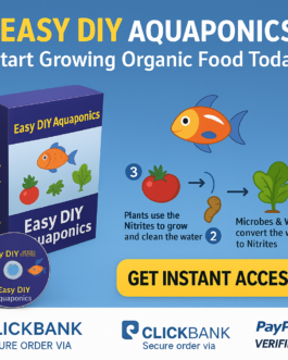 Effortless Organic Growing: Aquaponics System for Automated Fresh Harvest!