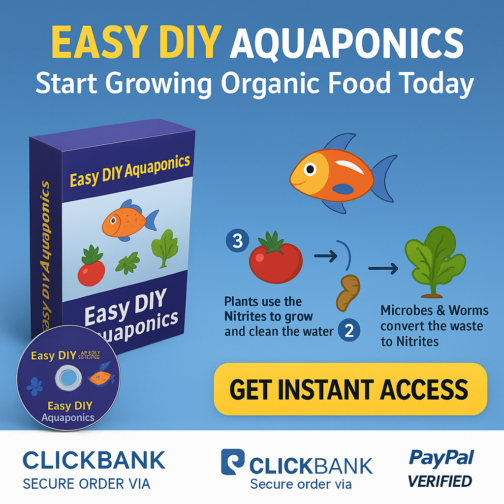 Effortless Organic Growing: Aquaponics System for Automated Fresh Harvest!