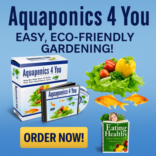 Grow Organic Food At Home With Aquaponics 4 You Today!