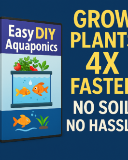 Grow Organic Food 4x Faster With Our DIY Aquaponics Kit!